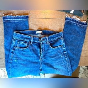 LOFT 28/6 flare ankle jeans